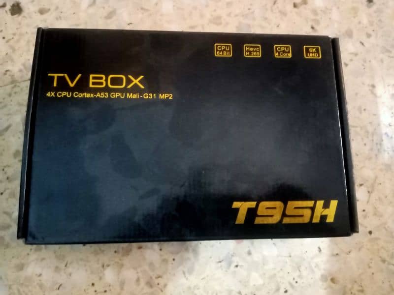 T95H android box. 2 month used. 2