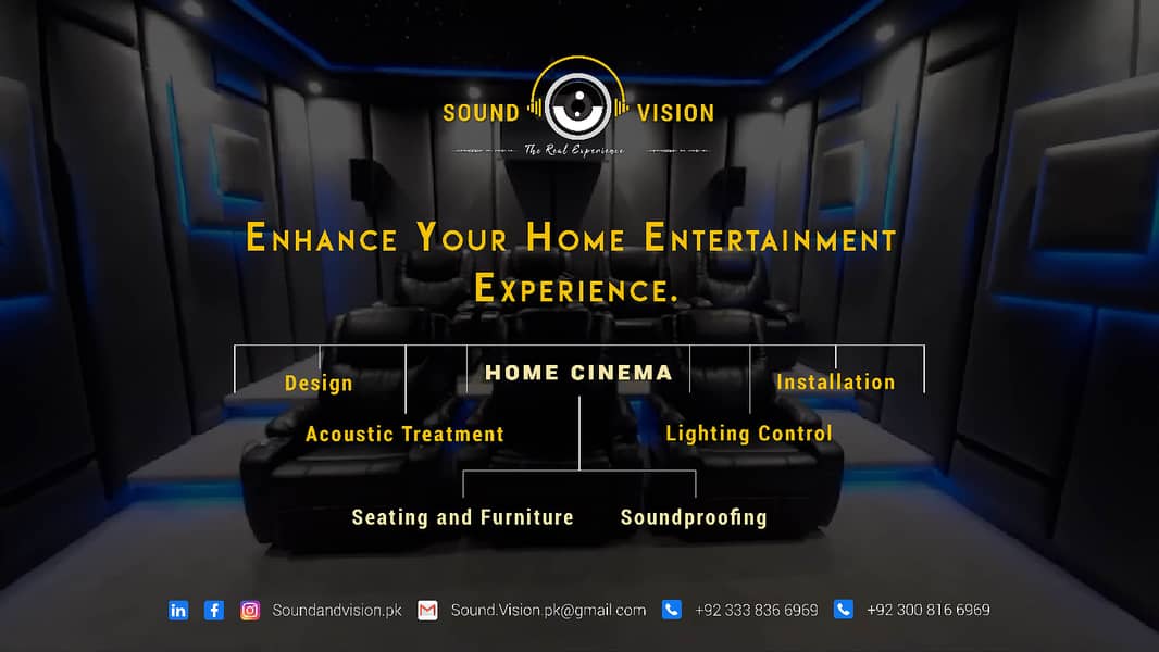 Home Cinema Theater and soundproofing 0