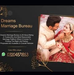 Abroad& Pakistani proposals/Dreams Marriage Bureau/marriage consultant