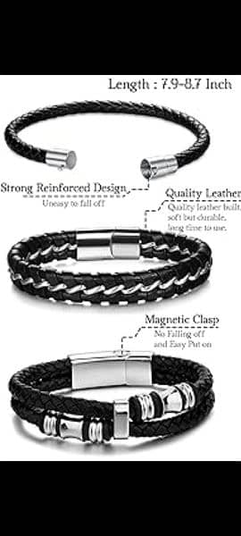 Men's Leather Bracelet 3