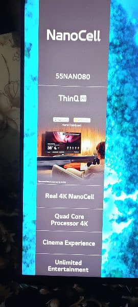 LG NANO80 55’’ 4K Smart NanoCell TV with AI ThinQ ORIGINAL 5