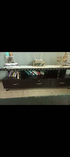 console TV unit, TV table, center table, table . excellent condition