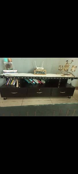 console TV unit, TV table, center table, table . excellent condition 1