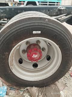 7.50 16 tire with steel rim