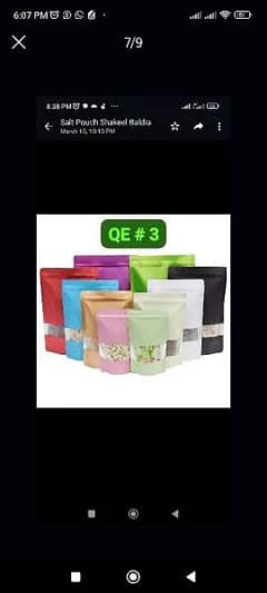 paper craft stand up pouches , foil pouches, polythene pouches