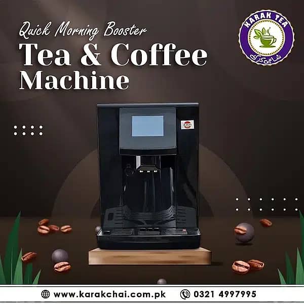 Tea and coffee machines 2,3,4,5  Option Flavours Machine 7