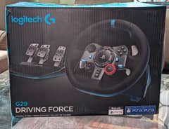 Logitech G29 Steering whee with shifter for PS5-PS4-PS3 and PC