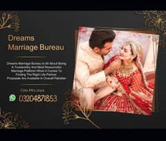 Abroad&Pakistani proposals/Dreams Marriage Bureau/Marriage consultant