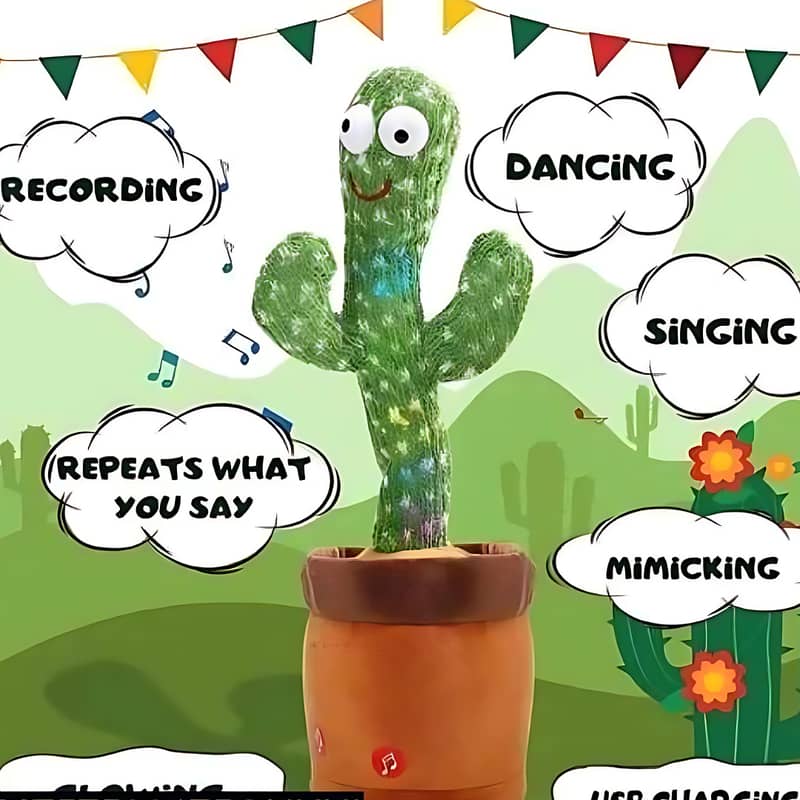 Dancing Cactus Toy for kids (Delivery Available All Over The Pakistan) 4