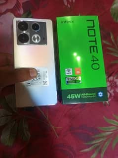 infinix note 40 condition 10 by 10 complete box