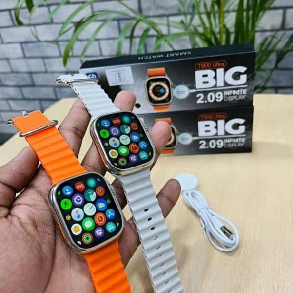 T900 Ultra Smart Watch Big 2.09 (random Color) 4