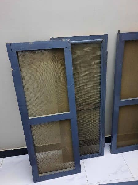Wooden Windows With Glasses & Nets For Sale 3