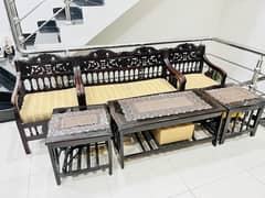 4 seater Sofa set with three table