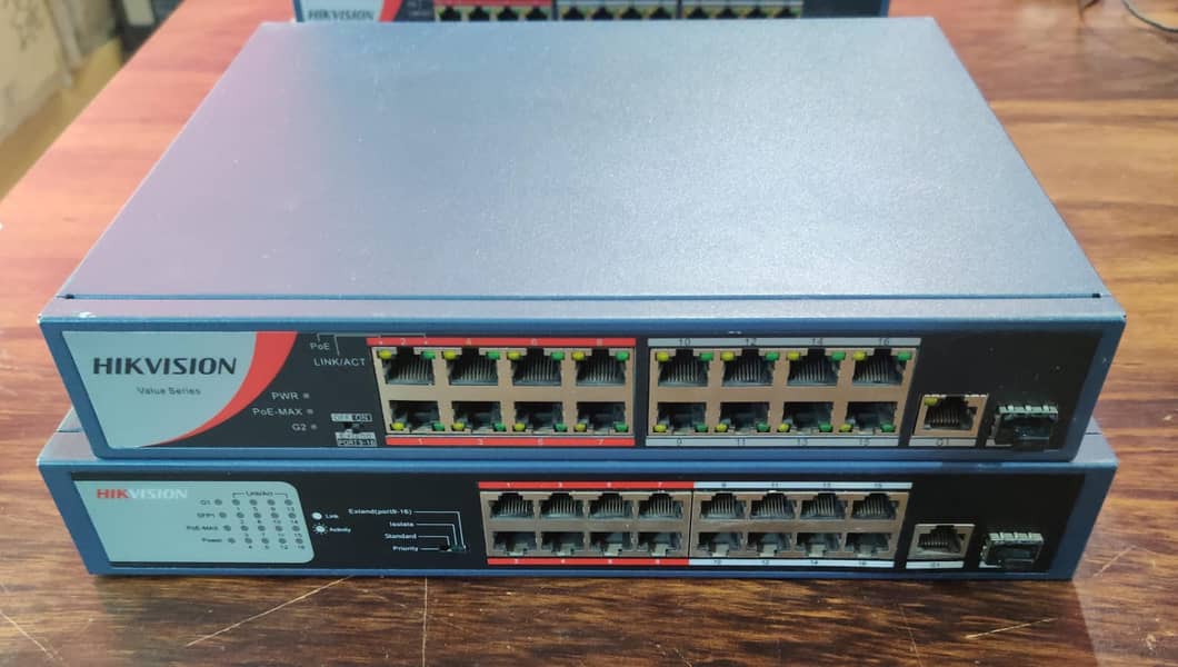 Hikvision DS-3E0318P-E/M(B) 16 Port Fast Ethernet Unmanaged POE Switch 5