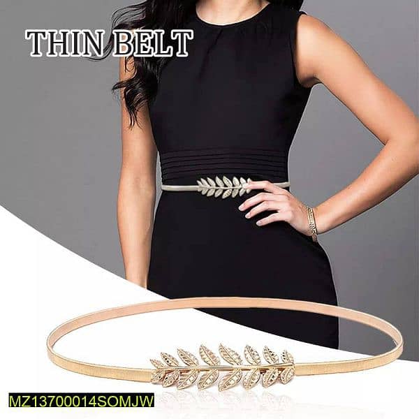 Woman's Alloy Metal Waist belt 1