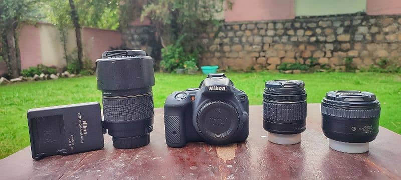 Nikon D5600 with 2 additional lenses 1