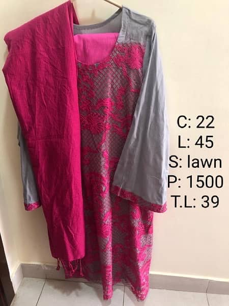preloved fancy lawn and cotton collection 2