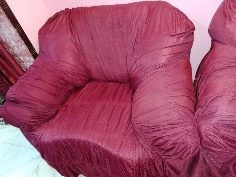 Newly poshish 06 seater Sofa set for Urgent sale 3 2 1 7