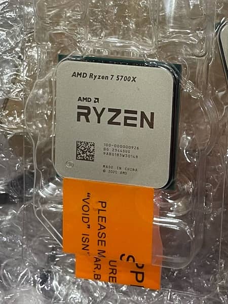 Sealed Pack Ryzen 5700x Processor Tray 1