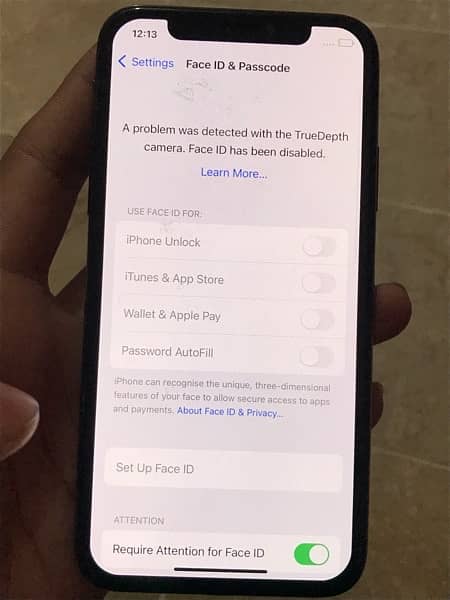 Iphone x 256 gb pta approved 7