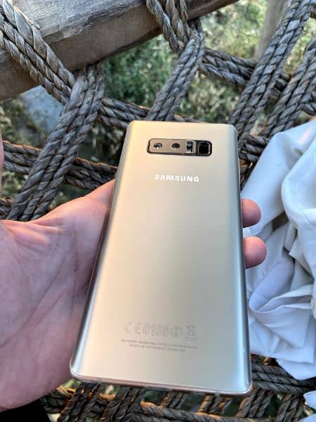 Samsung note 8 single official approved shade crack 4