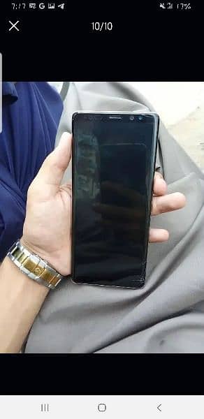 Samsung note 8 single official approved shade crack 10