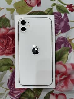 iPhone 11 white 128 GB PTA approved with box 0