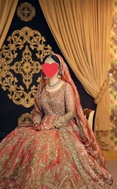 Faiza Saqlain Bridal dress Zawiya Hand Made . 0