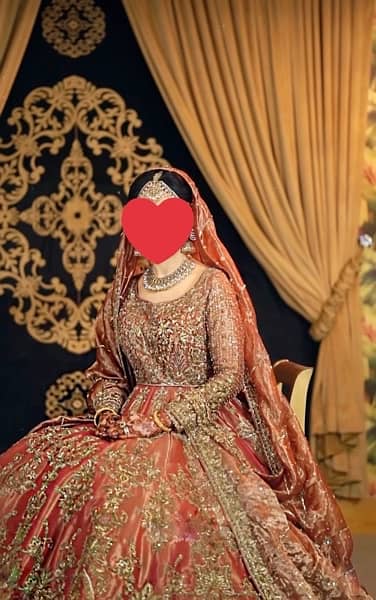 Faiza Saqlain Bridal dress Zawiya Hand Made . 1