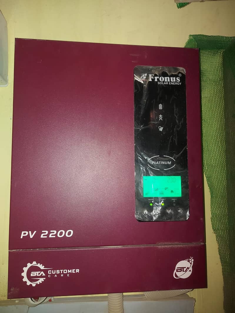 fronus 1.6kW Solar Inverter (Model PV-2200) 0