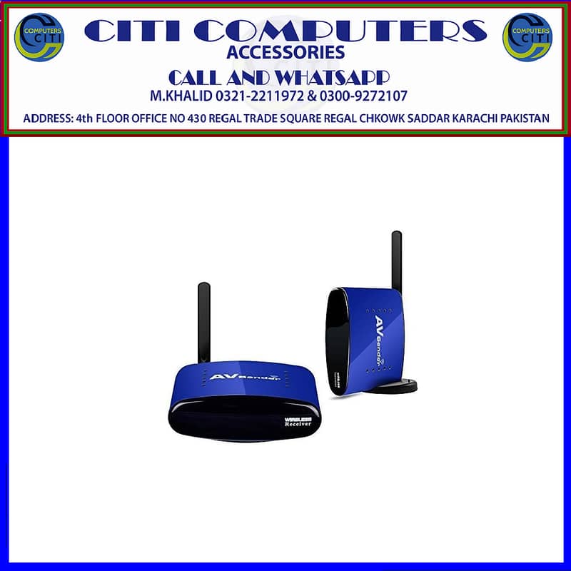 PAKITE PAT-630 5.8GHz Wireless Audio Video AV Sender Transmitter & Re 4
