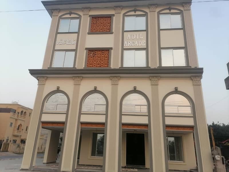 8 MARLA PLAZA AVAILABLE FOR RENT IN VALENCIA TOWN LAHORE 0