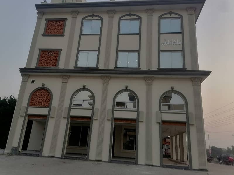 8 MARLA PLAZA AVAILABLE FOR RENT IN VALENCIA TOWN LAHORE 1