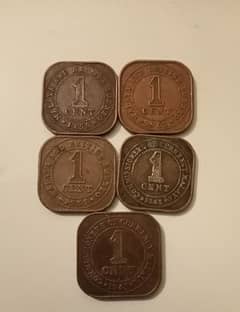 British India old coins