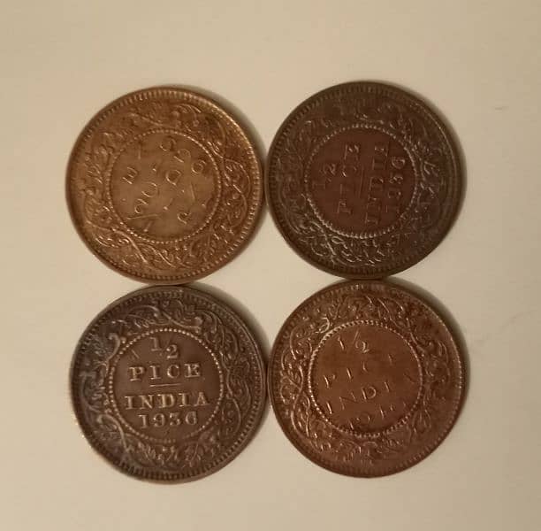 British India old coins 10