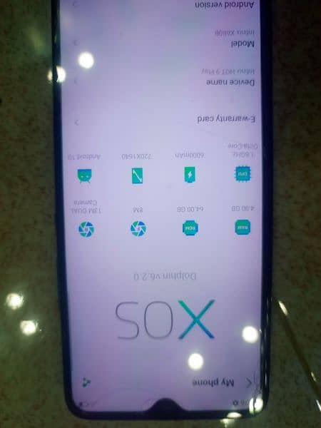 Infinix Hot 9 play 4/64gb 6000mah battery 2