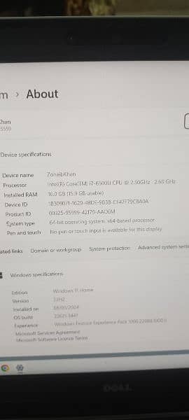 Dell 5559 i7 6th gen 16/1tb with box under warranty 5