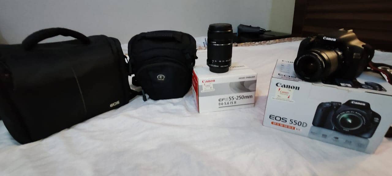 Canon DSLR|EOS 550D With extra Zoom lens 0
