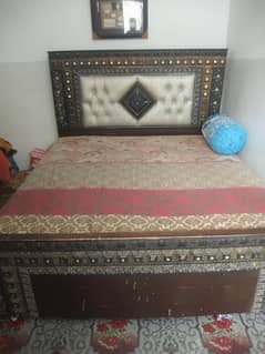 Double Bed with spring mattress