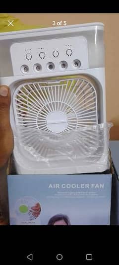 Chargeable mini air conditioner