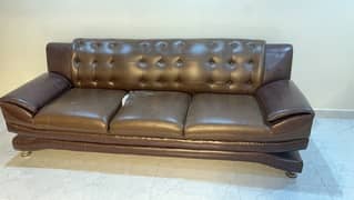 3 seater leather sofa