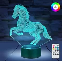 Unicorn 3D Illusion Lamp