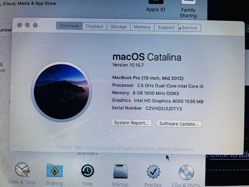 MacBook pro 2012 (mid) 13 inch 0