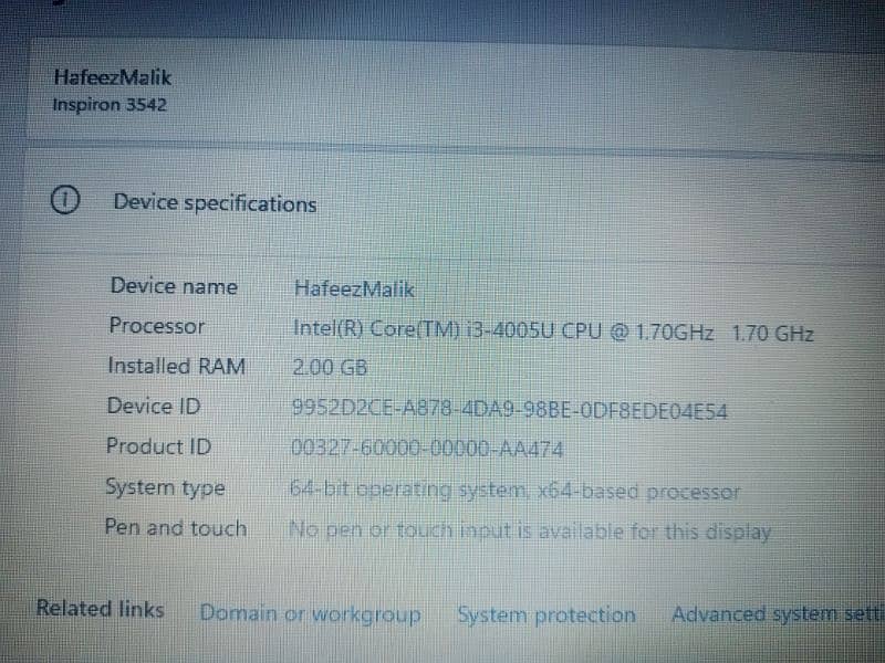 Dell laptop selling for urgent 0