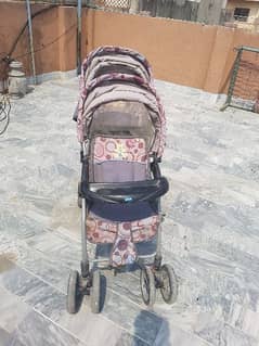 Baby Push Chair/ Foldable Pram / Stroller (Double Seat)