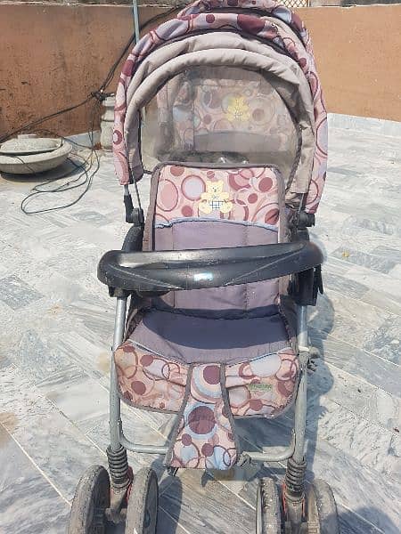 Baby Push Chair/ Foldable Pram / Stroller (Double Seat) 6