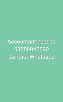 Office Accountant near Nagan Chowrangi