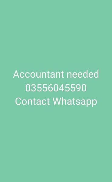 Office Accountant near Nagan Chowrangi