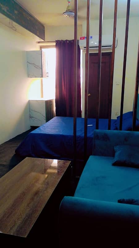 Per day flats studio full furniched apartment available for rent 7