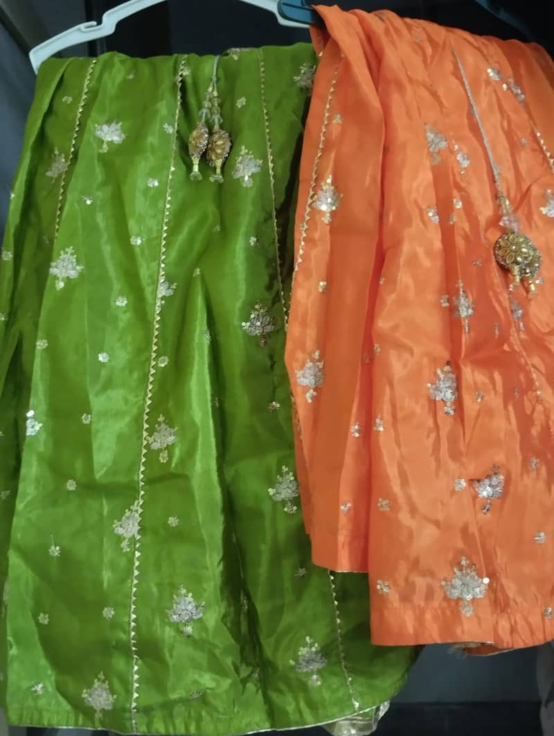 2 in nos kurti and lahenga without dupatta 2